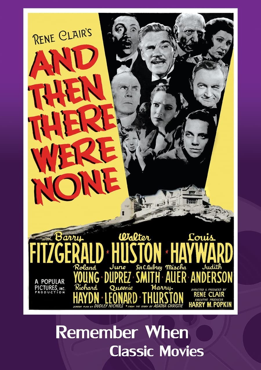 And Then there Were None (DVD, 1945) Barry Fitzgerald, Walter Huston