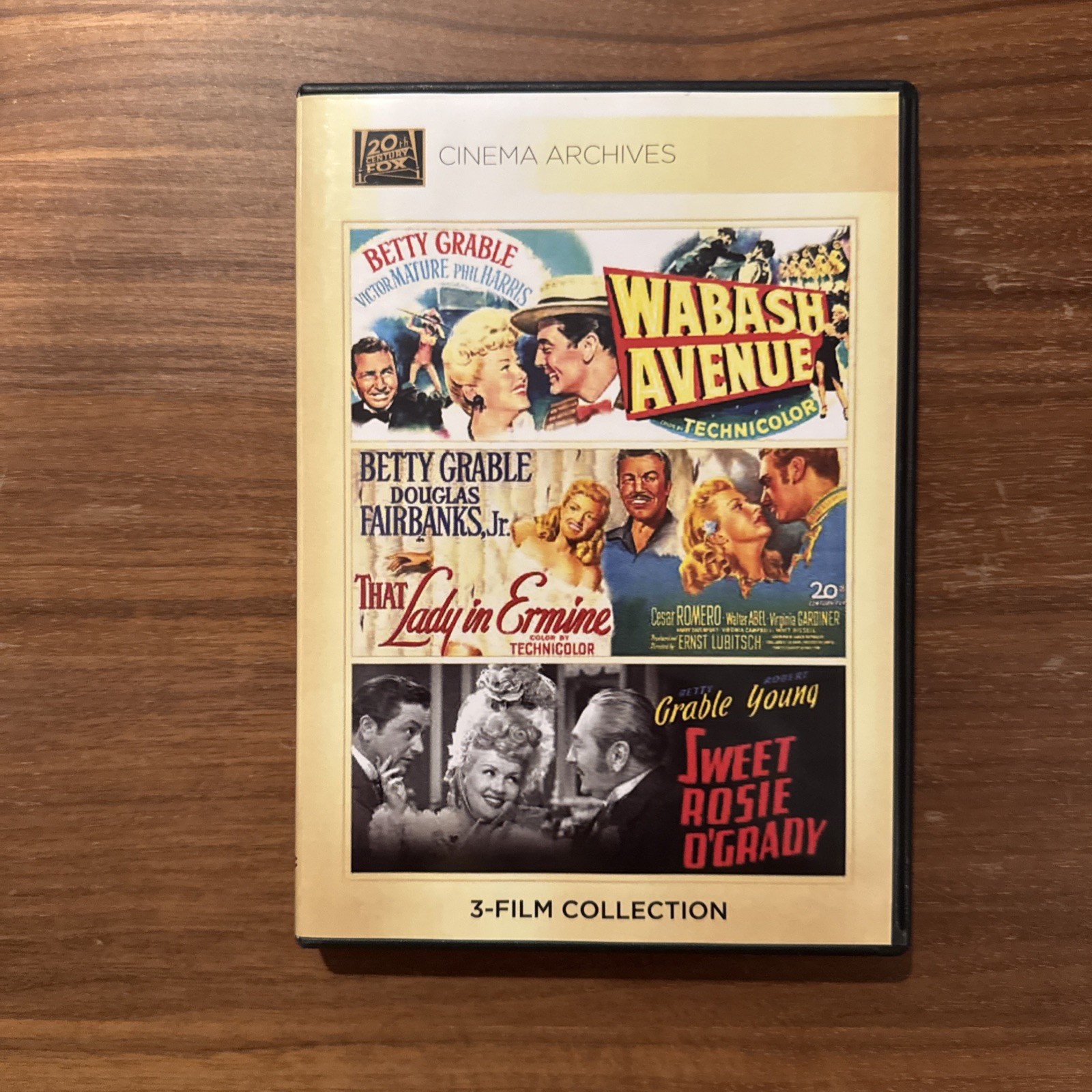 BETTY GRABLE: CINEMA ARCHIVES – 3-FILM COLLECTION DVD Tested