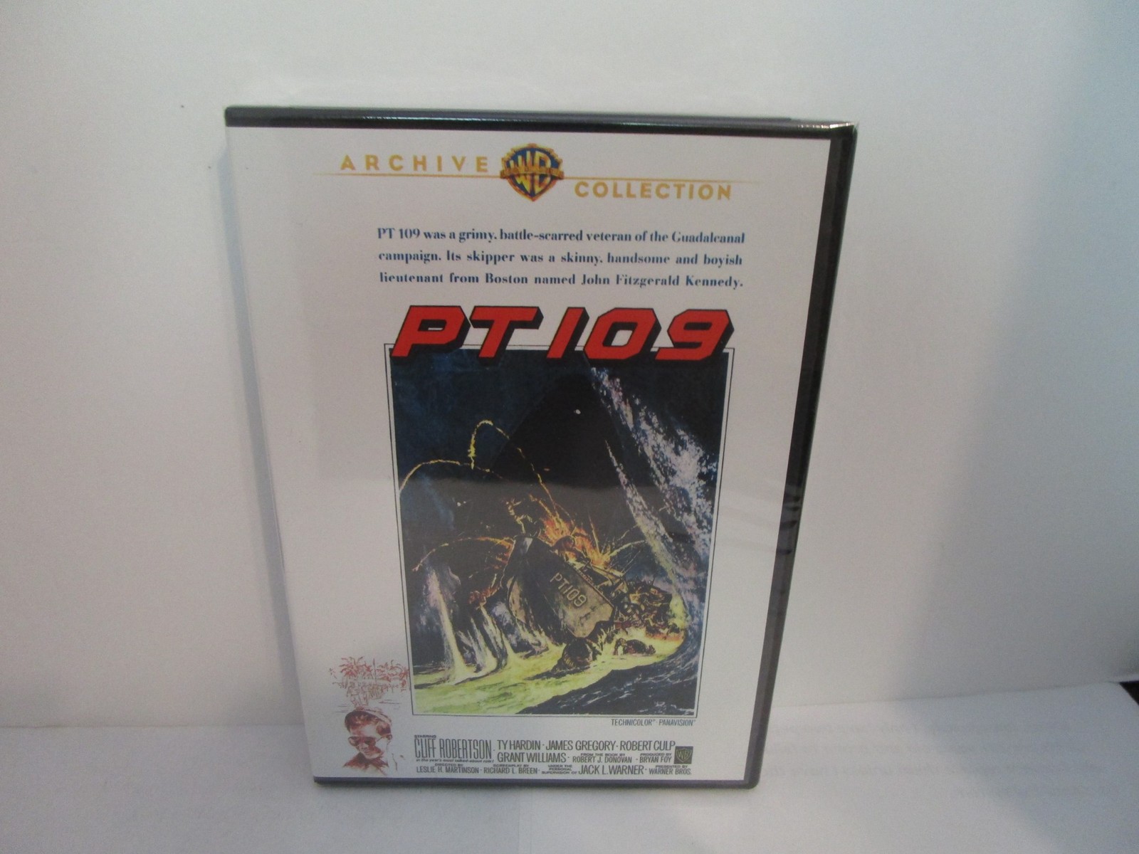 PT 109 ( 1963 ) DVD Cliff Robertson as John F Kennedy NEW / SEALED