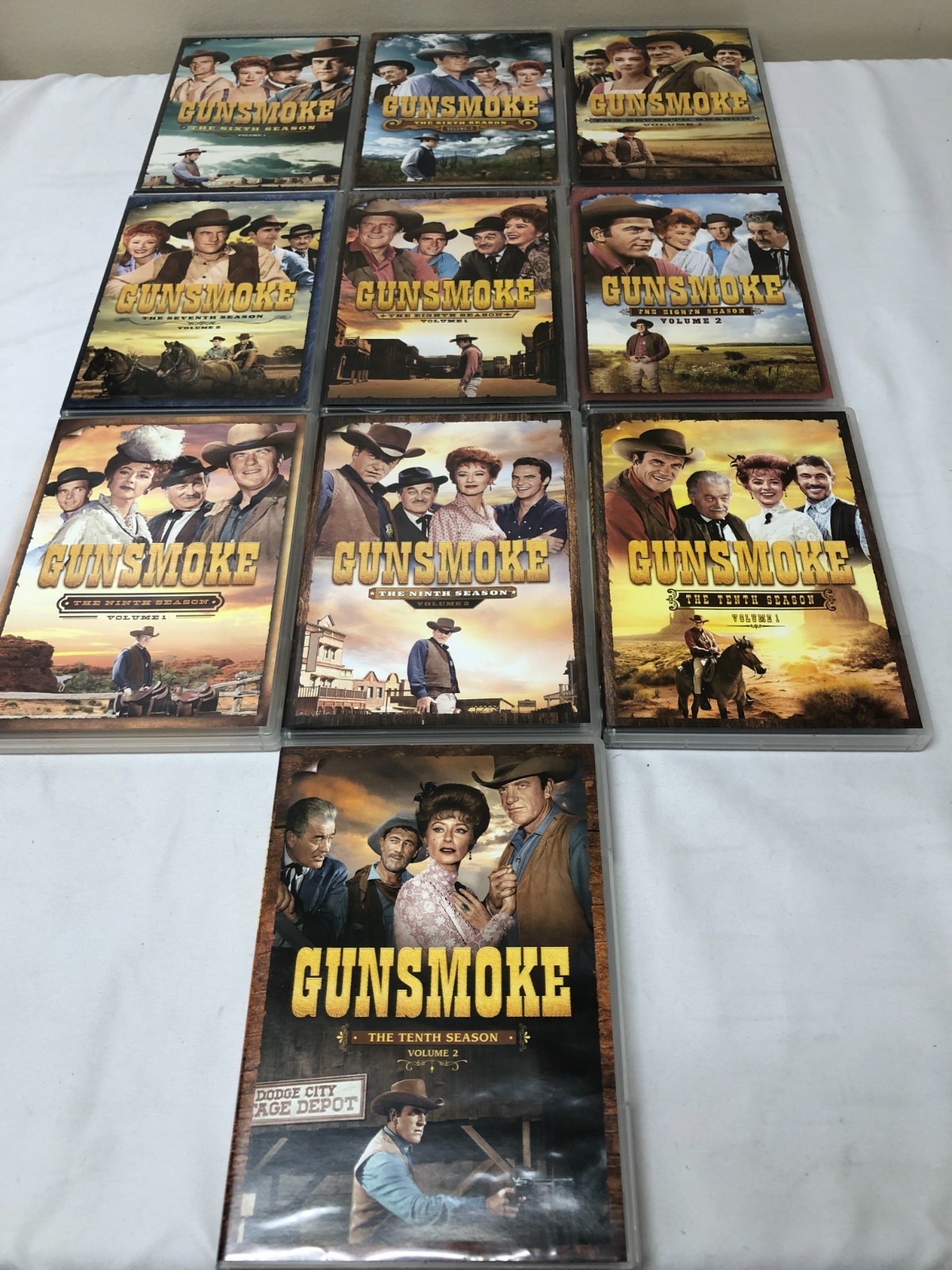 Gunsmoke Seasons 1 2 3 4 5 6 7 8 9 10 & 3 Movies DVDs