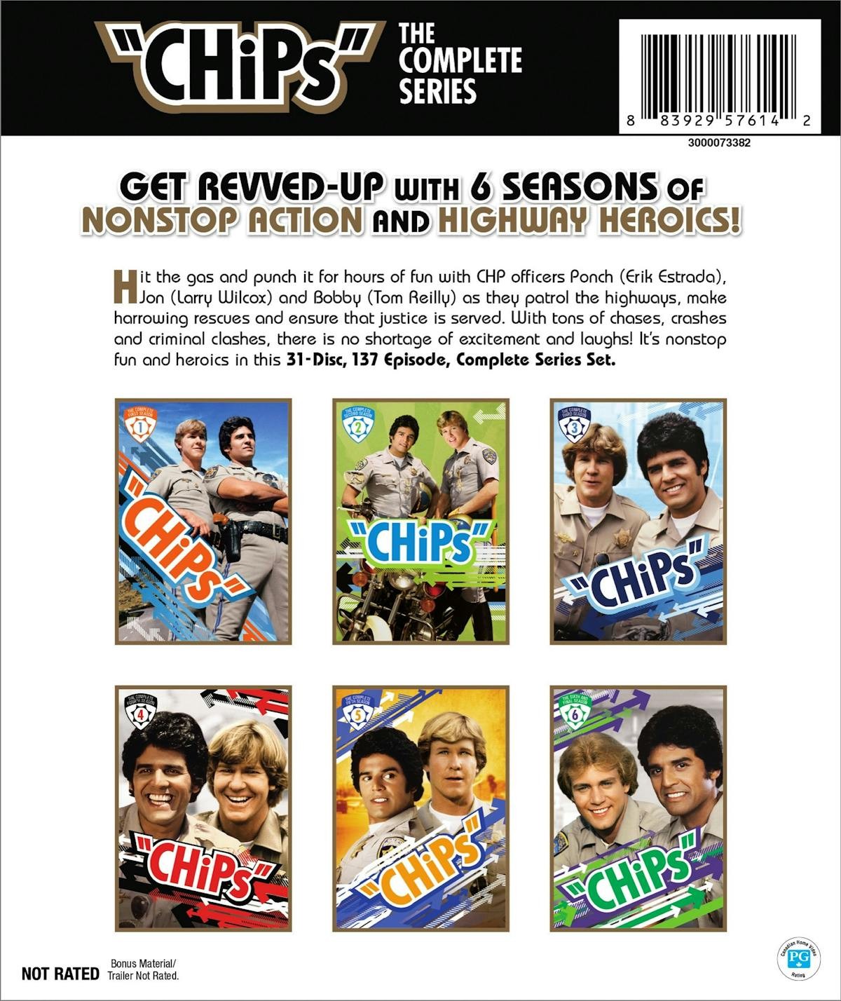 CHiPs The Complete Series DVD NEW