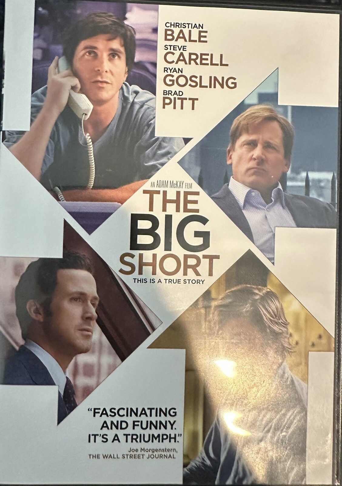 The Big Short DVD True Story Drama Movie Brad Pitt