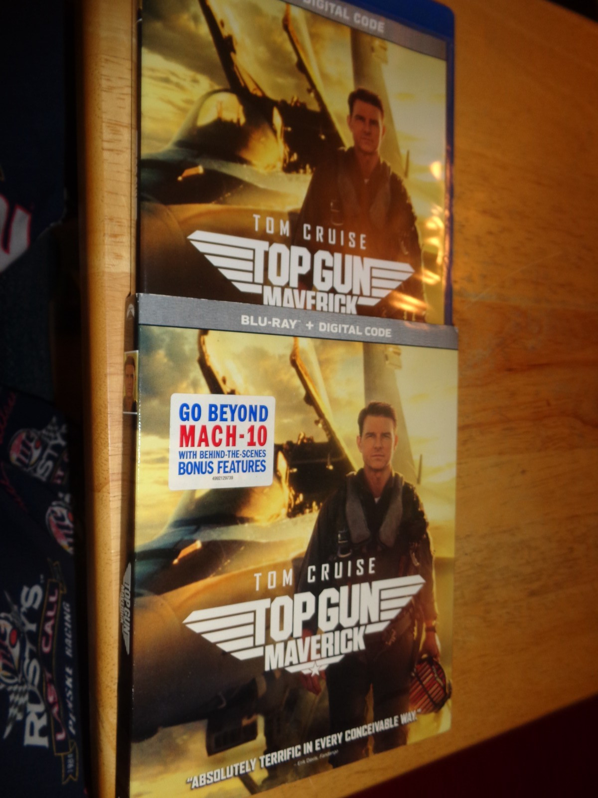 Top Gun Maverick 2022 Blu-Ray w/Slipcover Tom Cruise