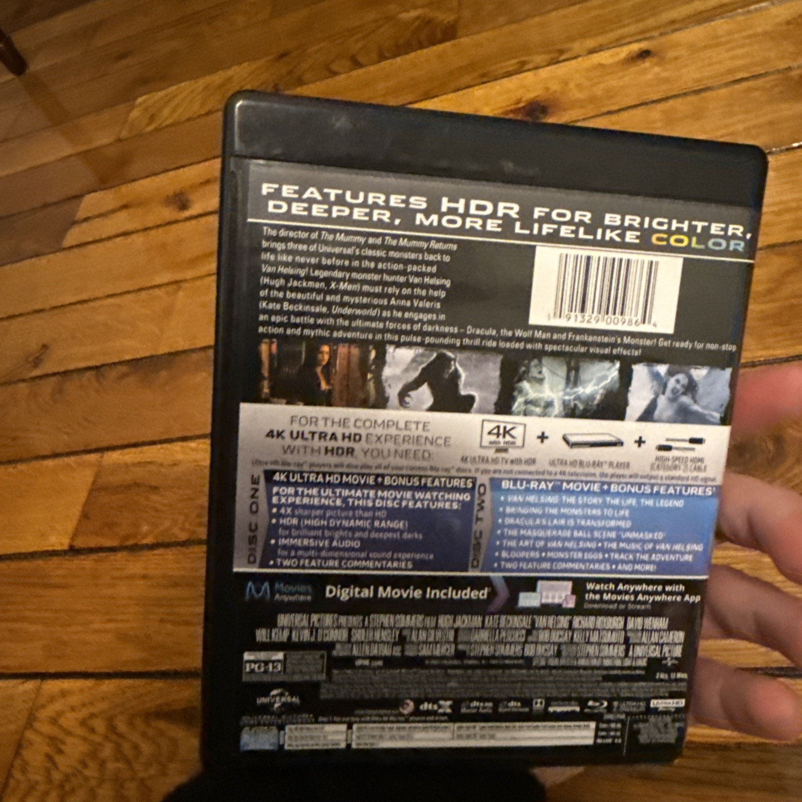Van Helsing 4K UHD Blu-ray Hugh Jackman Like NEW