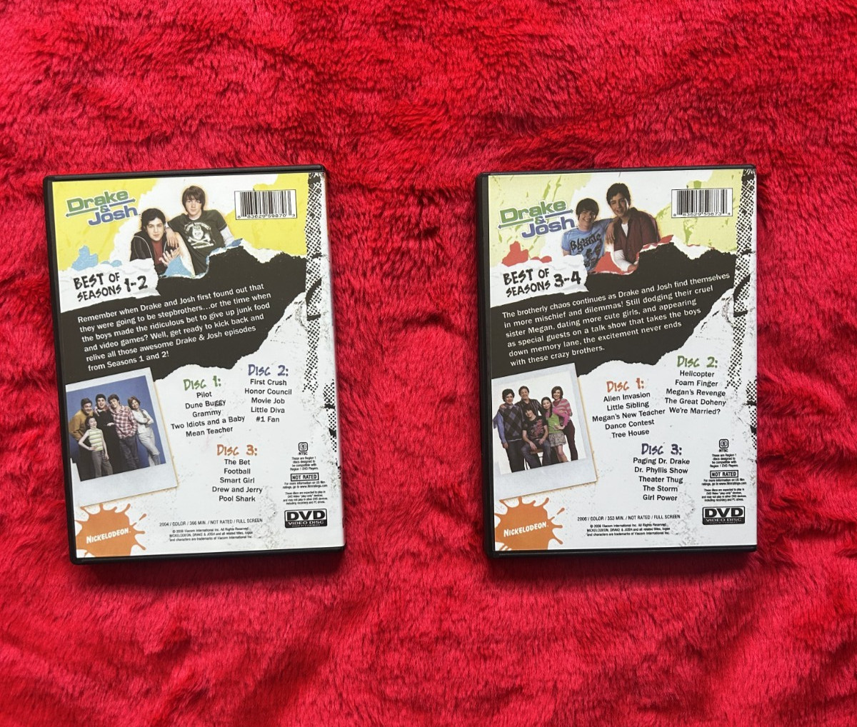 Drake and Josh Best of Seasons 1-2 & 3-4 Complete Series