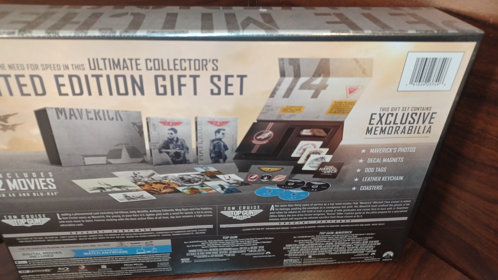 Top Gun: Maverick 2-Movie Collection Limited Edition Steelbook Giftset – NEW