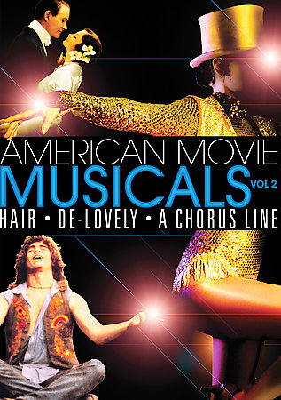 American Movie Musicals – ‘Hair’ – ‘De-Lovely’ – ‘A Chorus Line’ DVD Excellent!