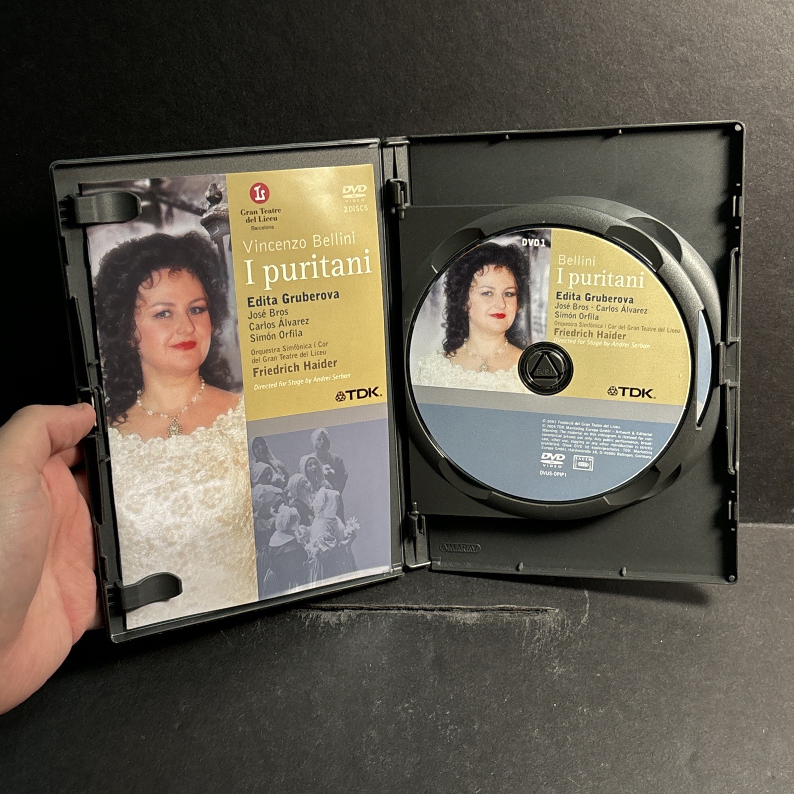 BELLINI — I PURITANI (2005) Opera 2DVD FRIEDRICH HAIDER Edita Gruberova TDK