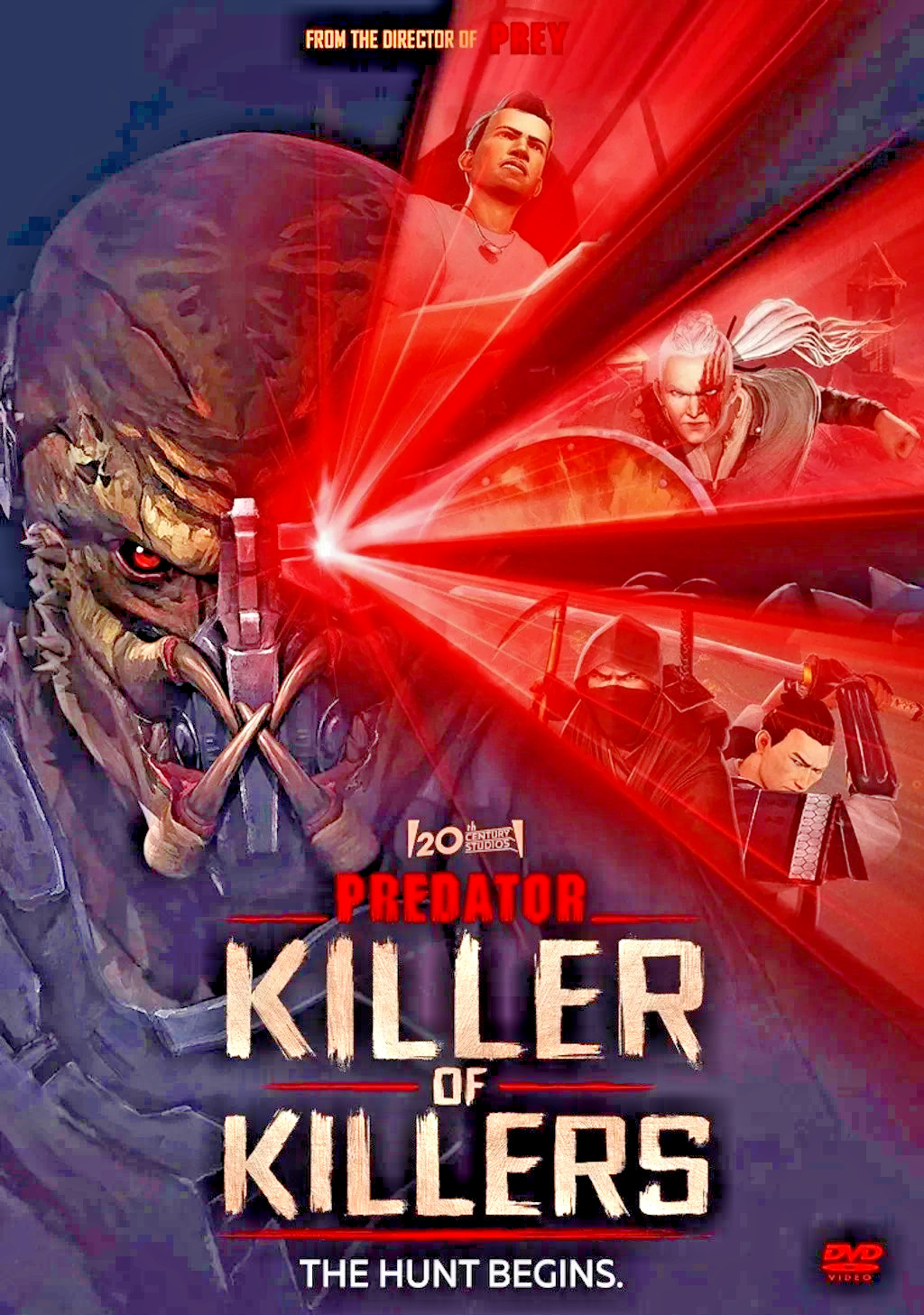 Predator Killer of Killers DVD 2025 Animated Sci Fi Action Region Free