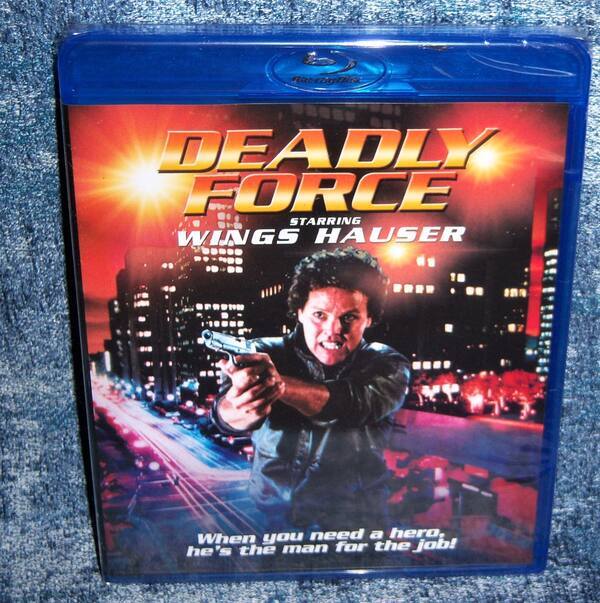 NEW RARE OOP SHOUT FACTORY WINGS HAUSER DEADLY FORCE CULT BLU RAY MOVIE 1983