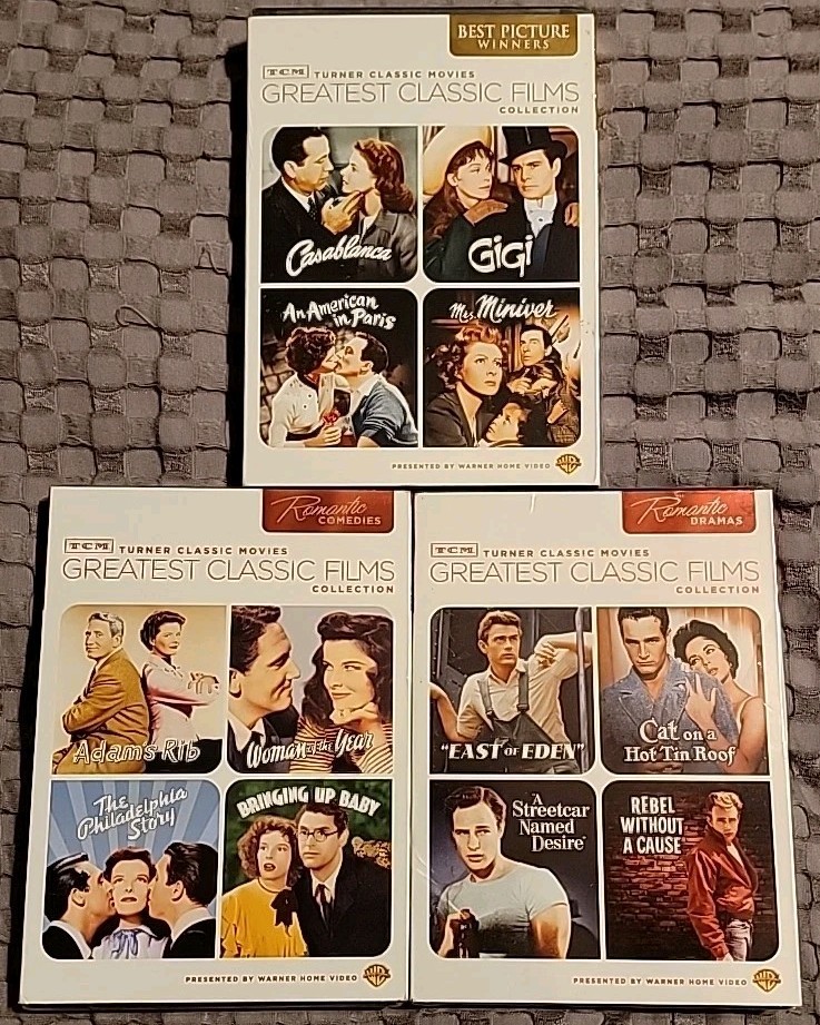 NEW TCM Greatest Classic Films DVD LOT: Best Picture & Romantic Dramas Comedies