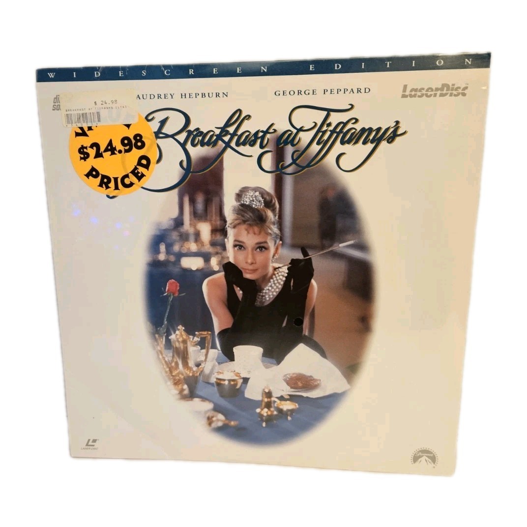 Breakfast at Tiffany,s – Audrey Hepburn, George Peppard (12″ Laserdisc) Sealed