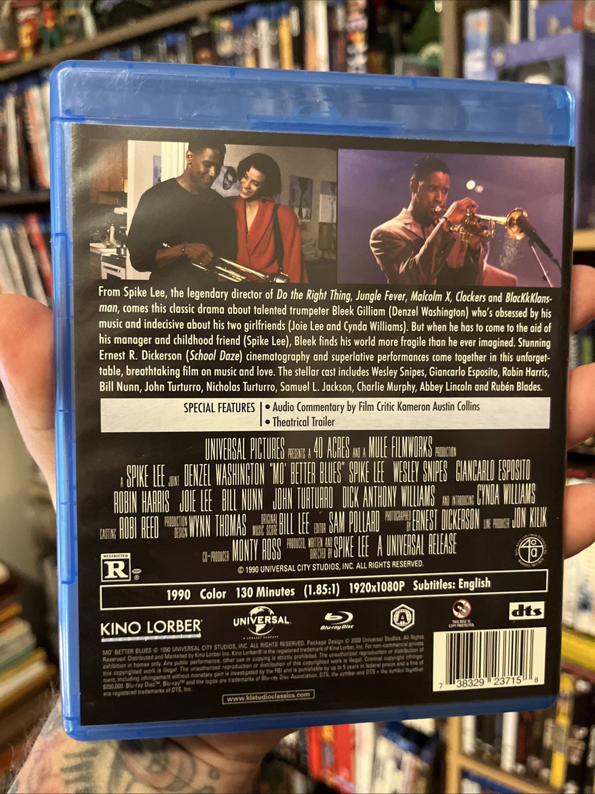 Mo’ Better Blues (Blu-Ray, 1990) Spike Lee Kino Lorber Rare HTF