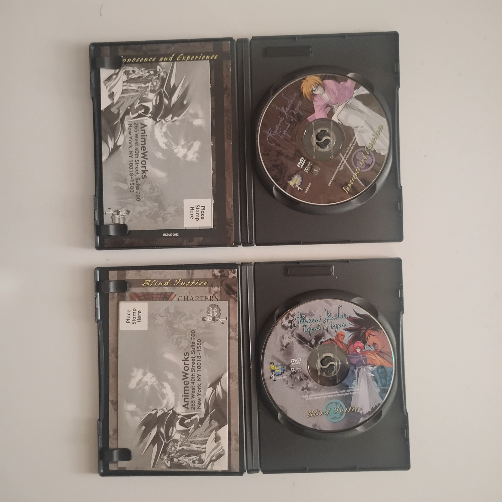 Rurouni Kenshin Anime DVD Lot (Lot of 10)