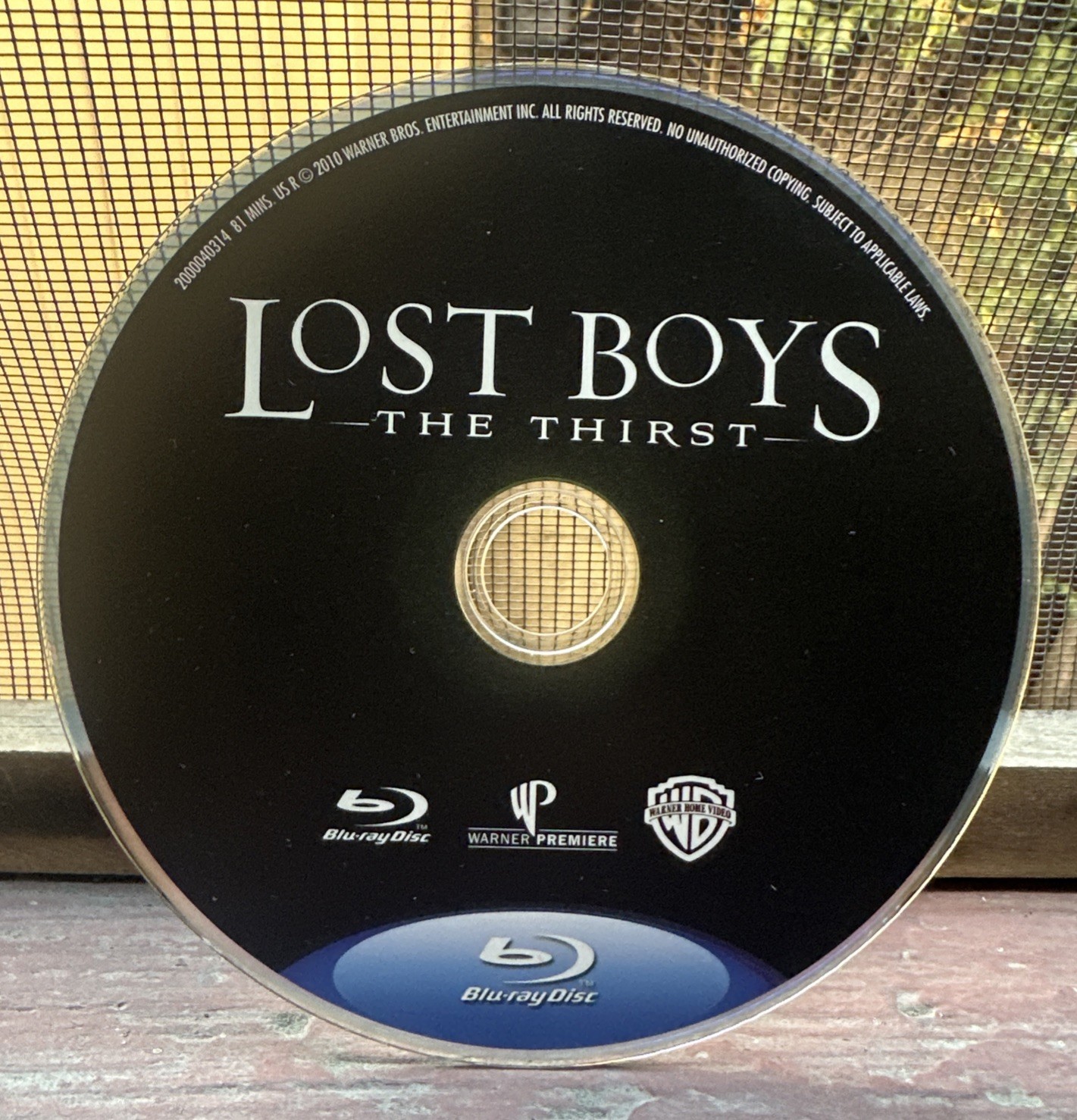 Lost Boys: The Thirst 2010 Blu-ray, Corey Feldman Disc Only