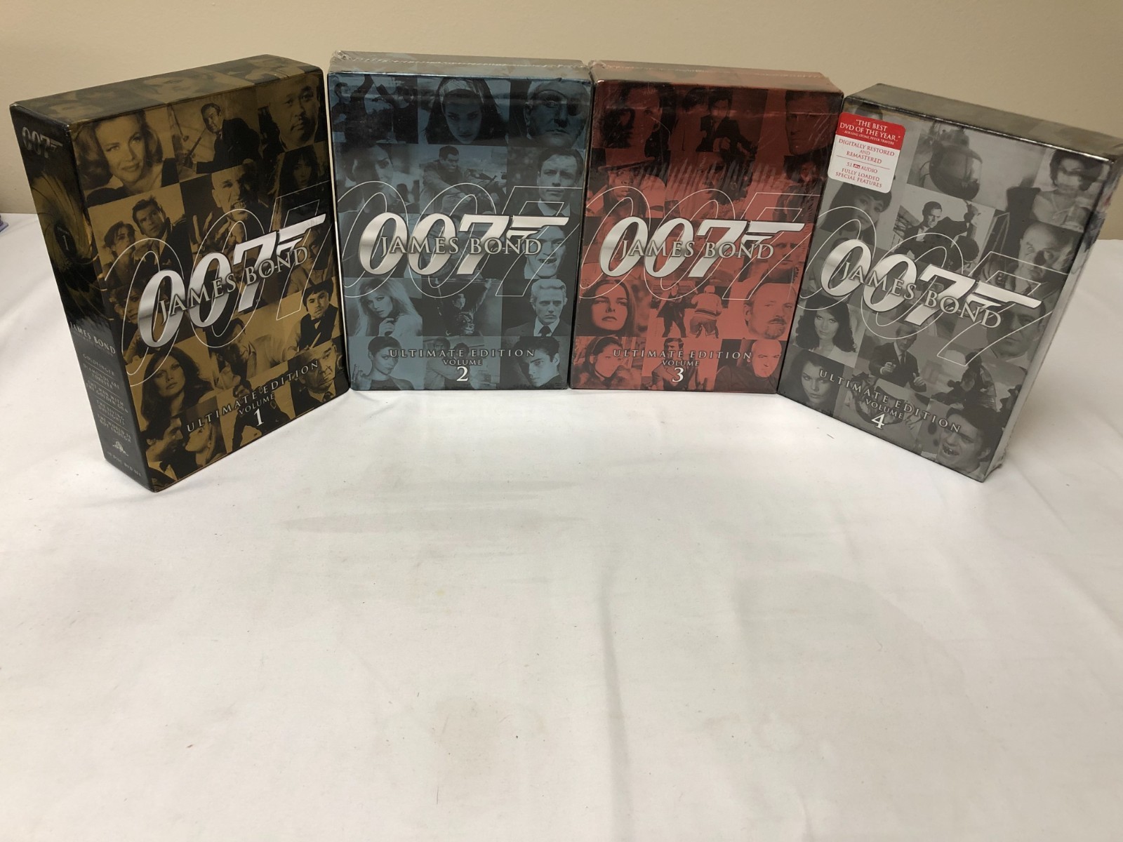 James Bond 007 Ultimate Edition Volumes 1 – 4 DVD Complete Set 2,3,4 are NEW