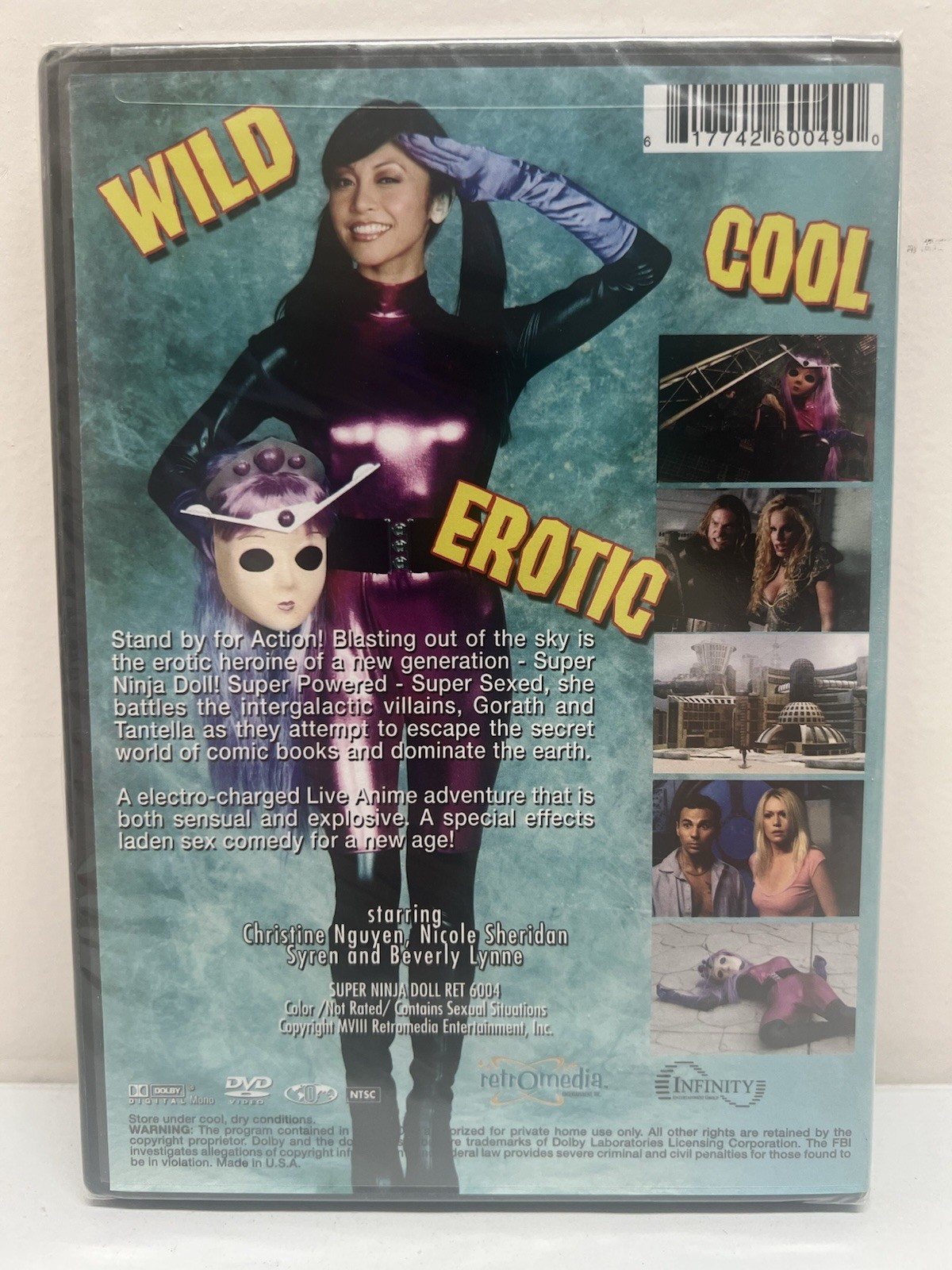 NIP Super Ninja Doll (2008) DVD