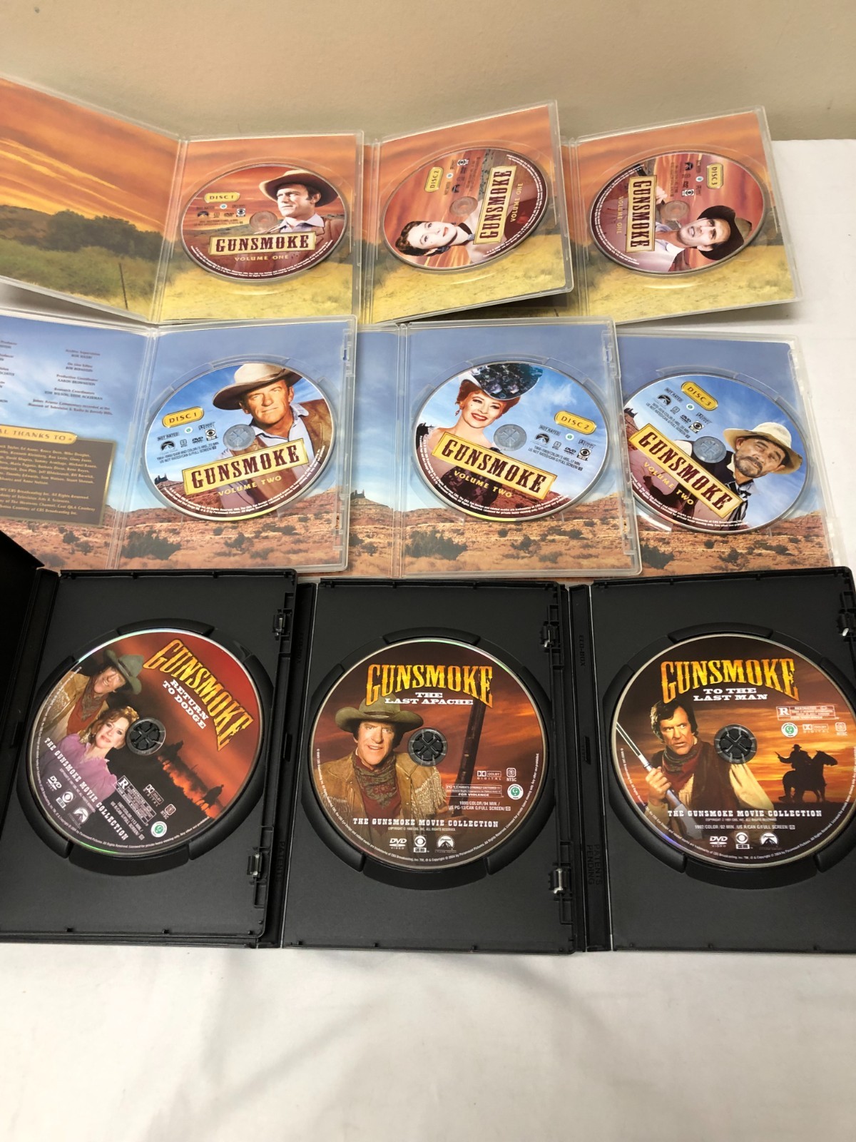 Gunsmoke Seasons 1 2 3 4 5 6 7 8 9 10 & 3 Movies DVDs