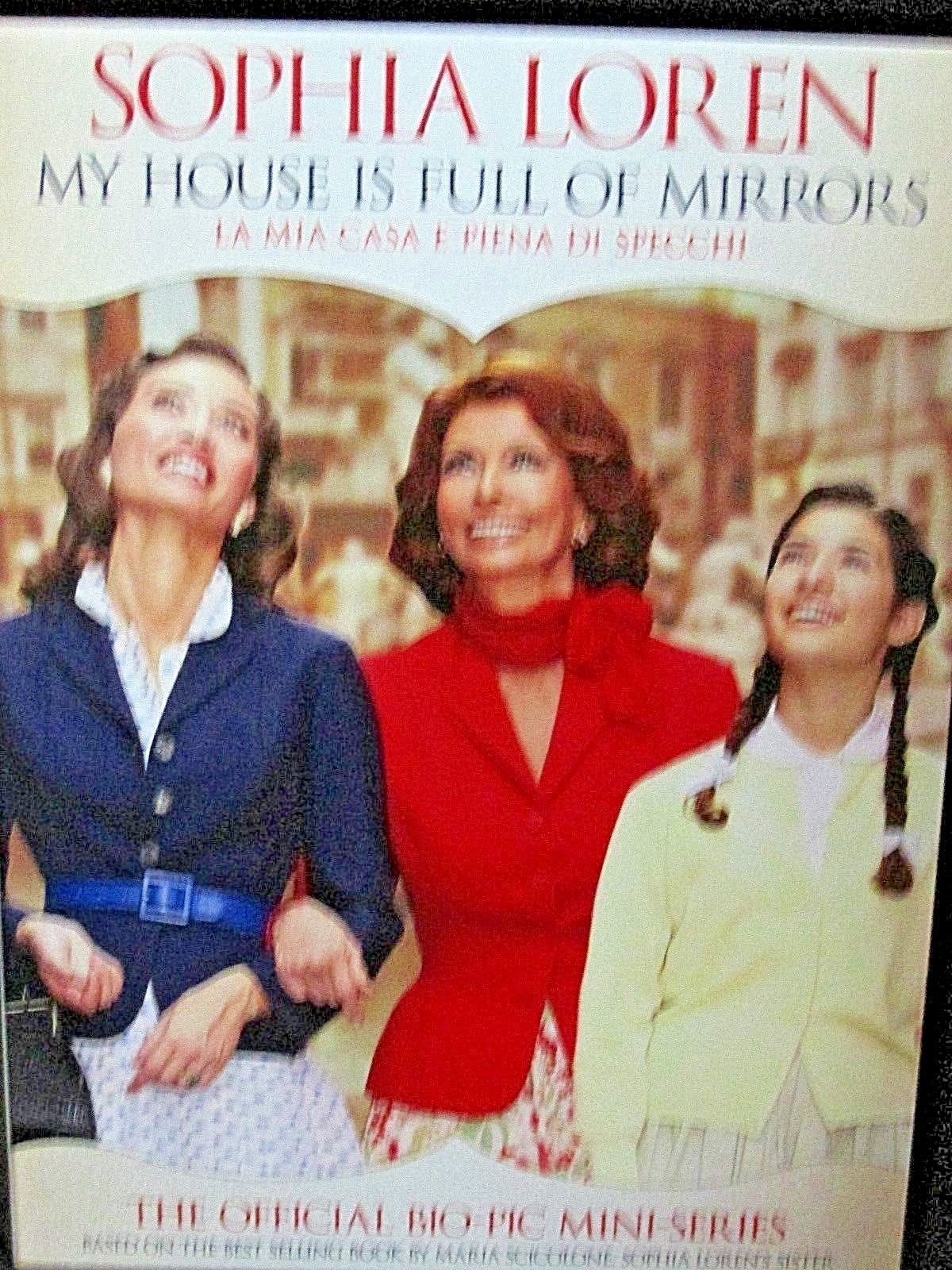 My House is Full of Mirrors NEW! 2 DVD,Sophia Loren,OFFICIAL BIO TV MINI SERIES