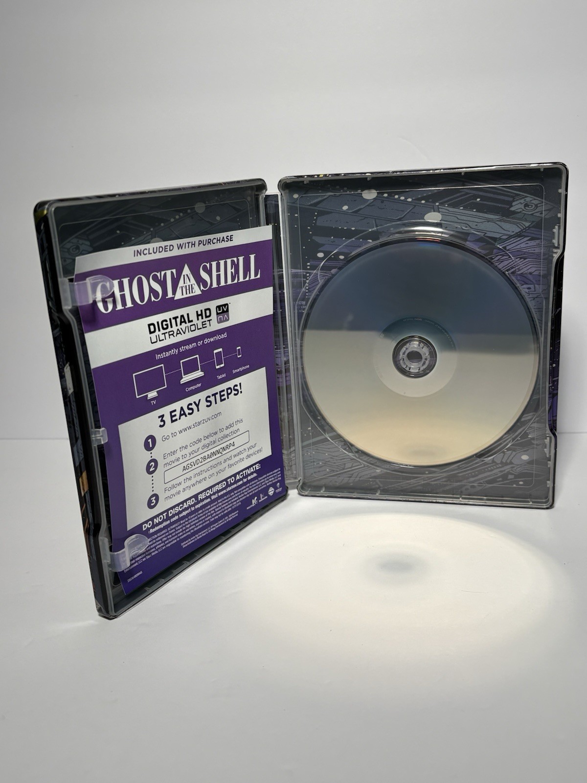 Ghost in the Shell (1995) (Blu-ray, 1995) Mondo Steelbook Edition