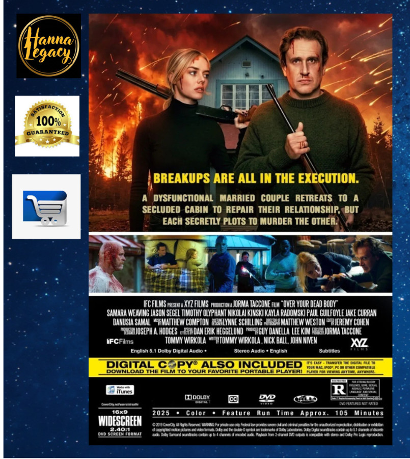 OVER YOUR DEAD BODY 2025 DVD COMPLETE MOVIE REGION FREE ENGLISH SUB