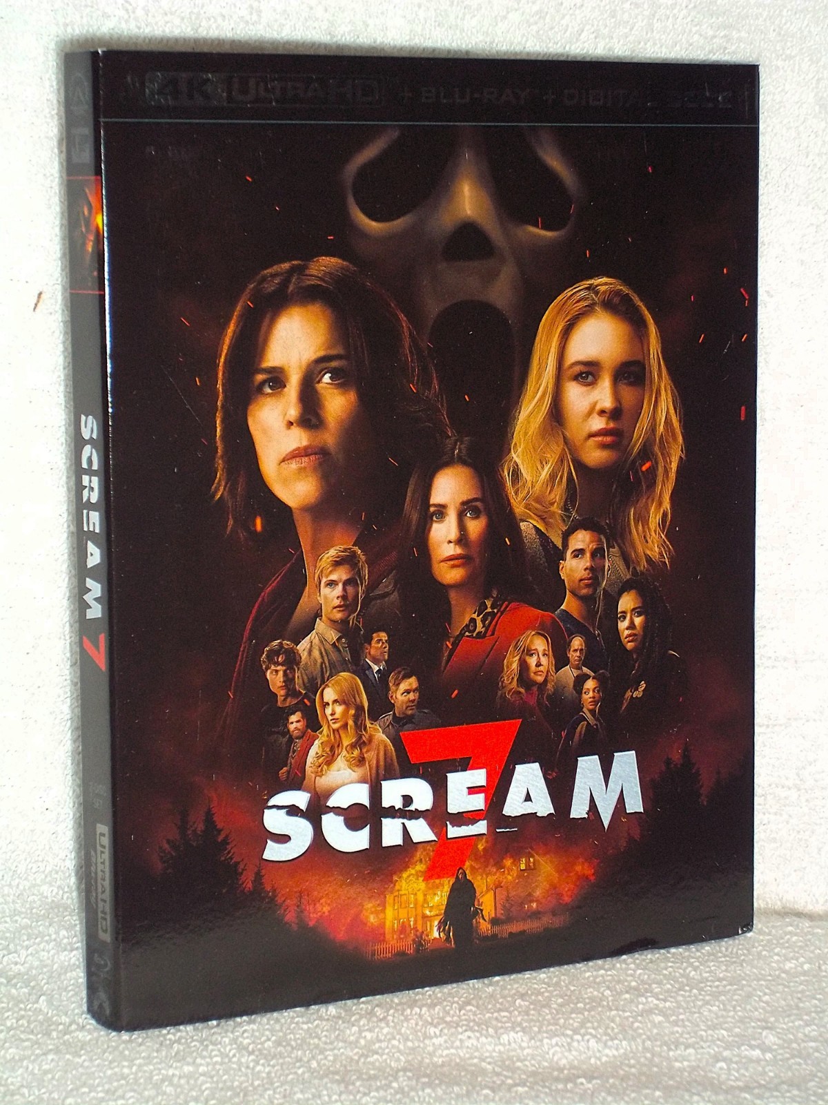 Scream 7 (4K/Blu-ray, 2026) NEW Neve Campbell Courteney Cox horror thriller