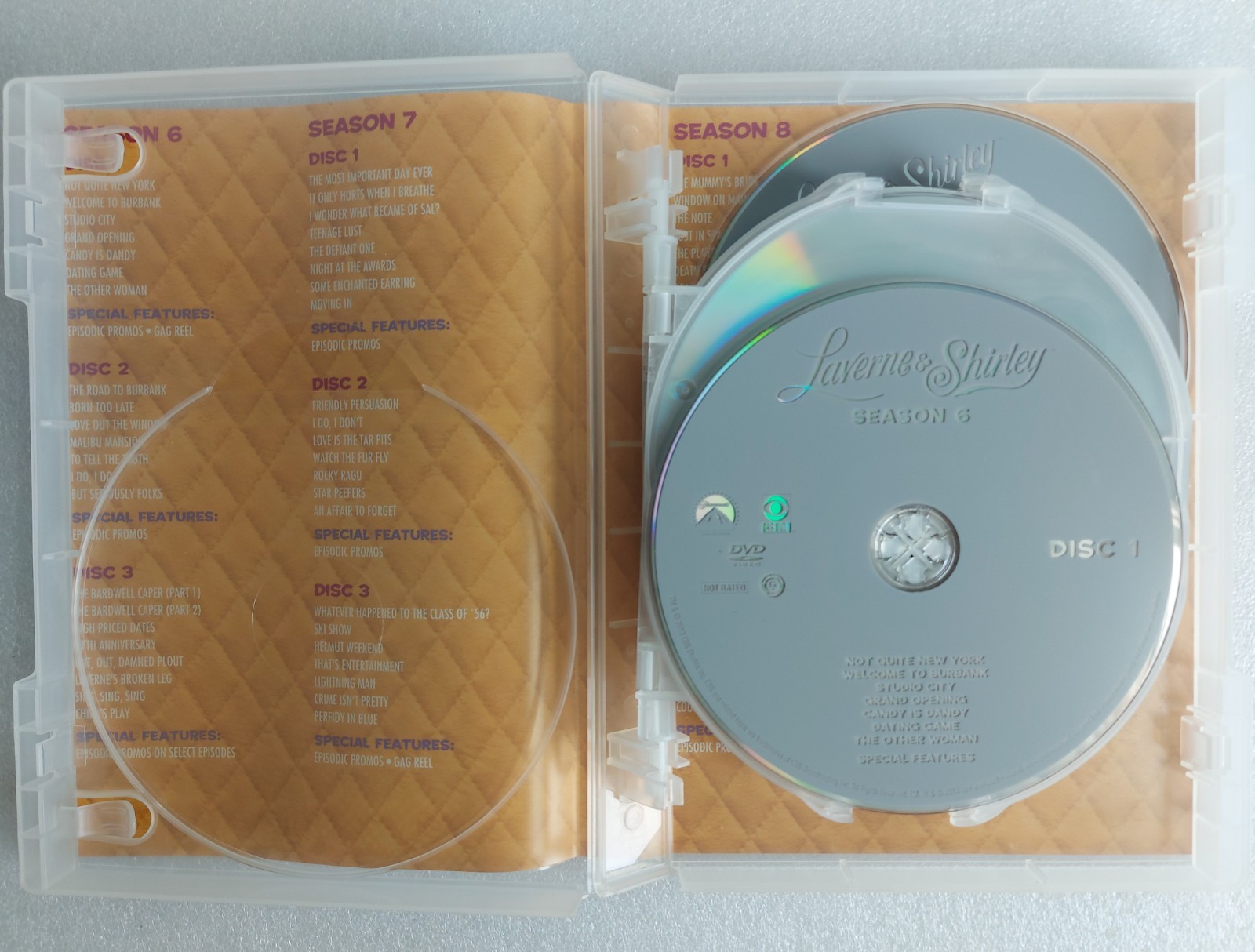 Laverne & Shirley: The Complete Series DVD Boxed Set, Full Frame. 28 CD’s. VG..
