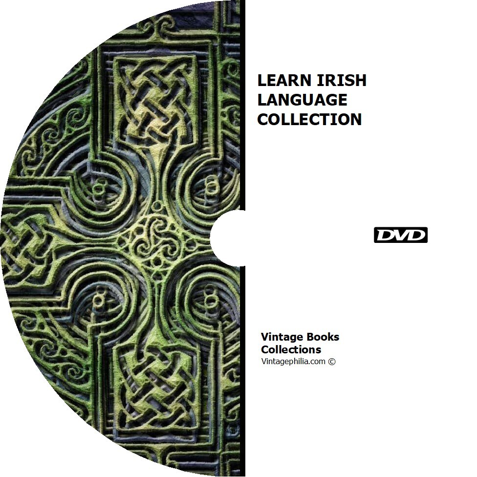 * LEARN IRISH LANGUAGE COLLECTION * 130+ RARE BOOKS DVD * HISTORY COURSE STUDY