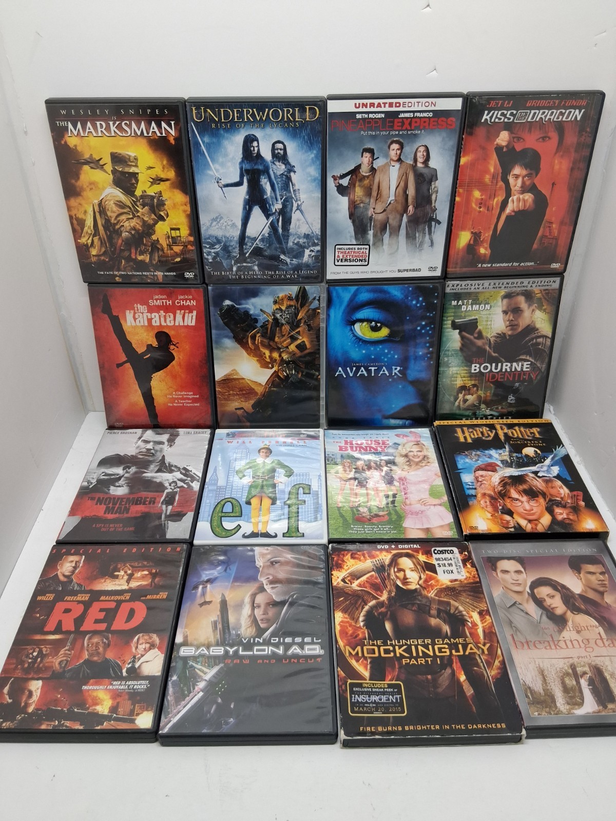 Lot Of 16 Various Dvd Movies All Good Condition