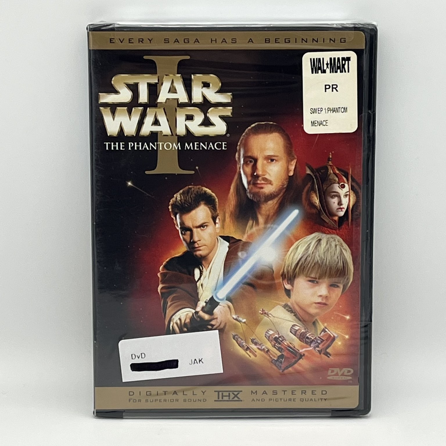 Star Wars: The Phantom Menace DVD 2001 George Lucas Liam Neeson NEW