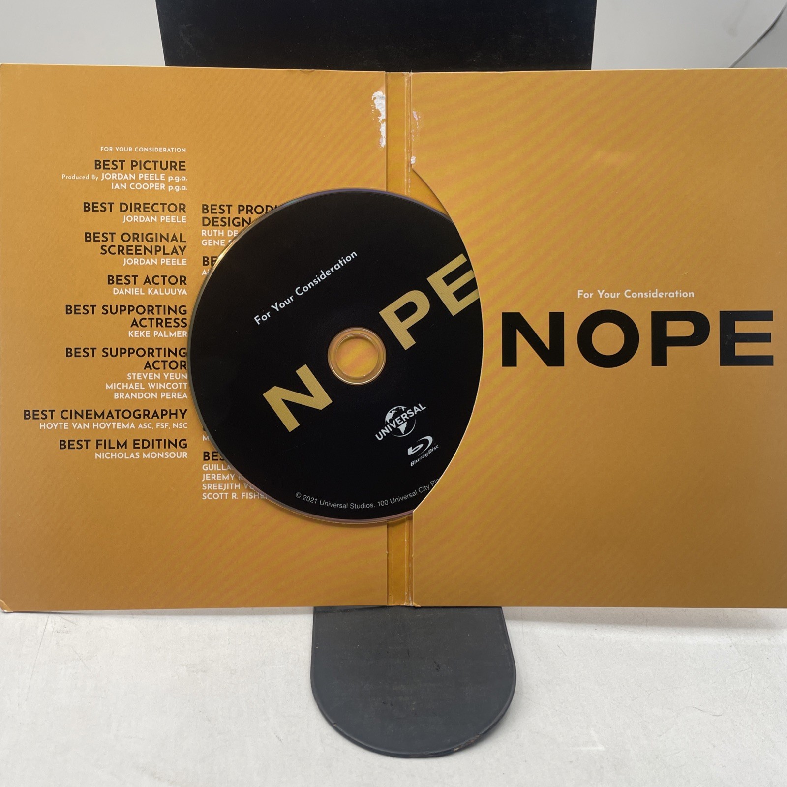 RARE NOPE FYC 2022 Blu-ray (NOT DVD)Promo Screener Awards For Your Consideration