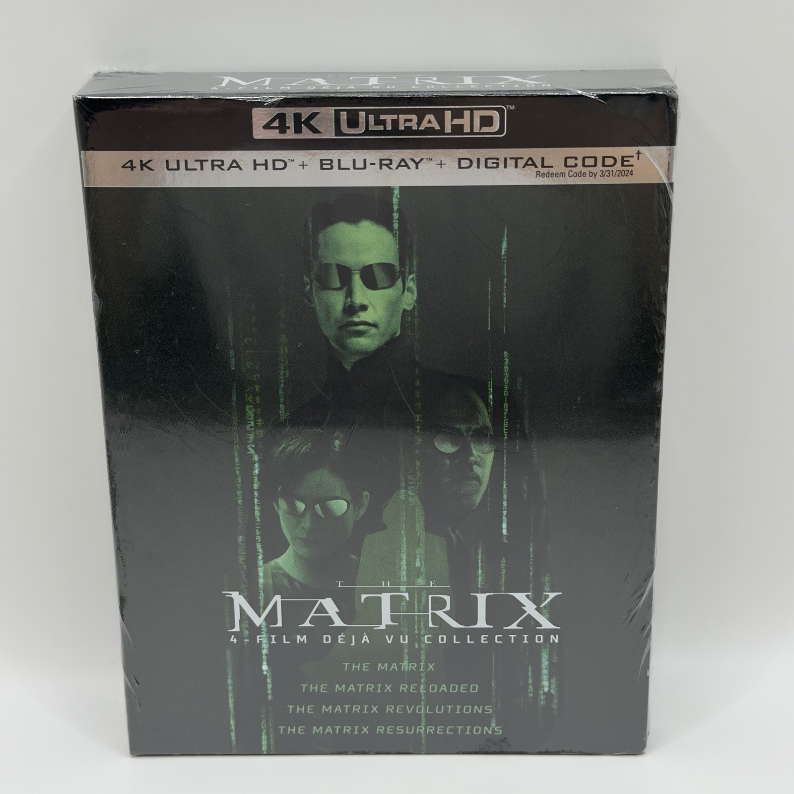 The Matrix Deja Vu Collection 4 Films 4K Ultra HD Blu-ray Box Set Factory Sealed