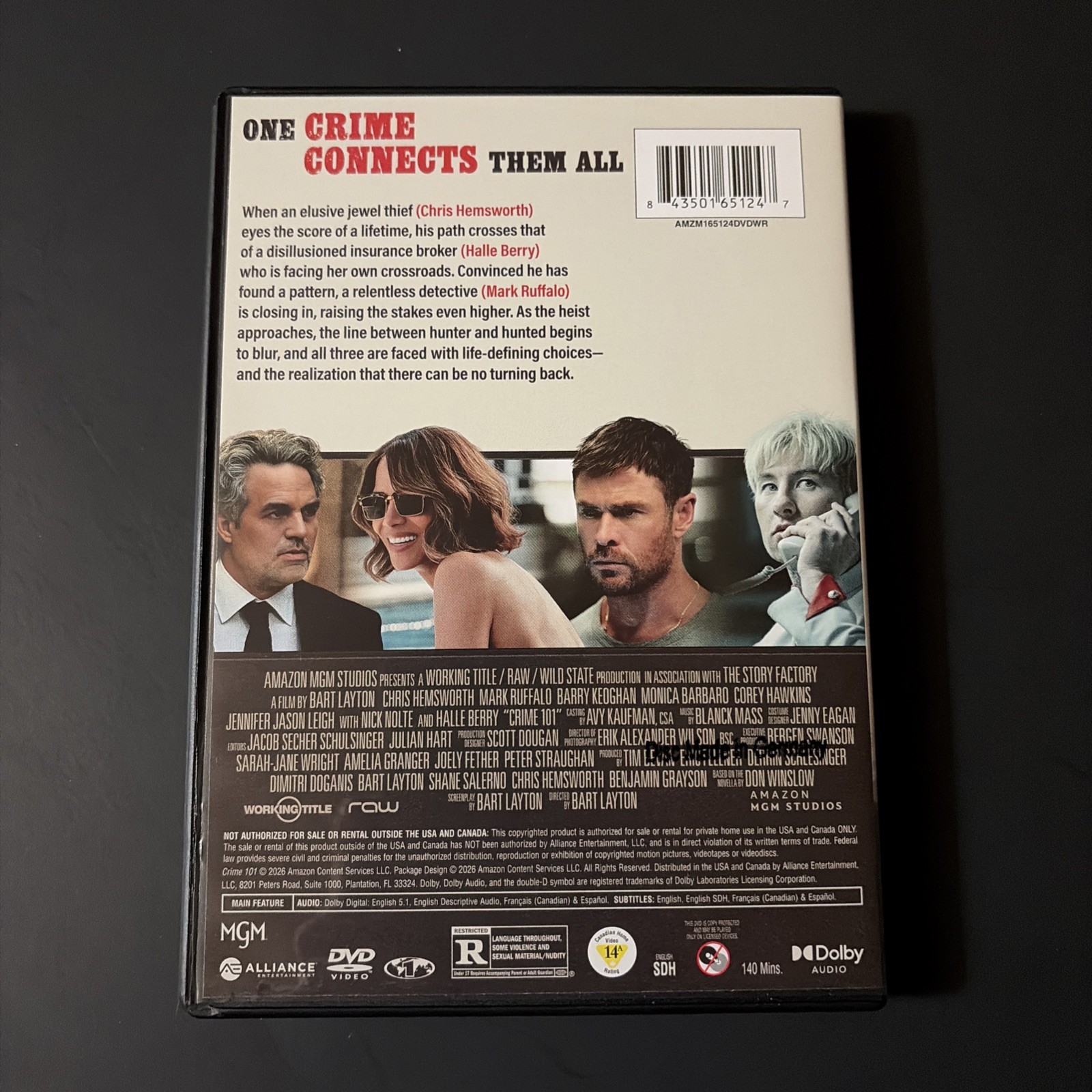 Crime 101 [Used Very Good DVD] Viewed One Time