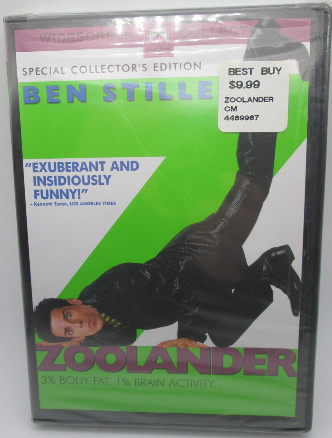 Zoolander (Special Collector’s Edition) Ben Stiller NEW, ships next business day
