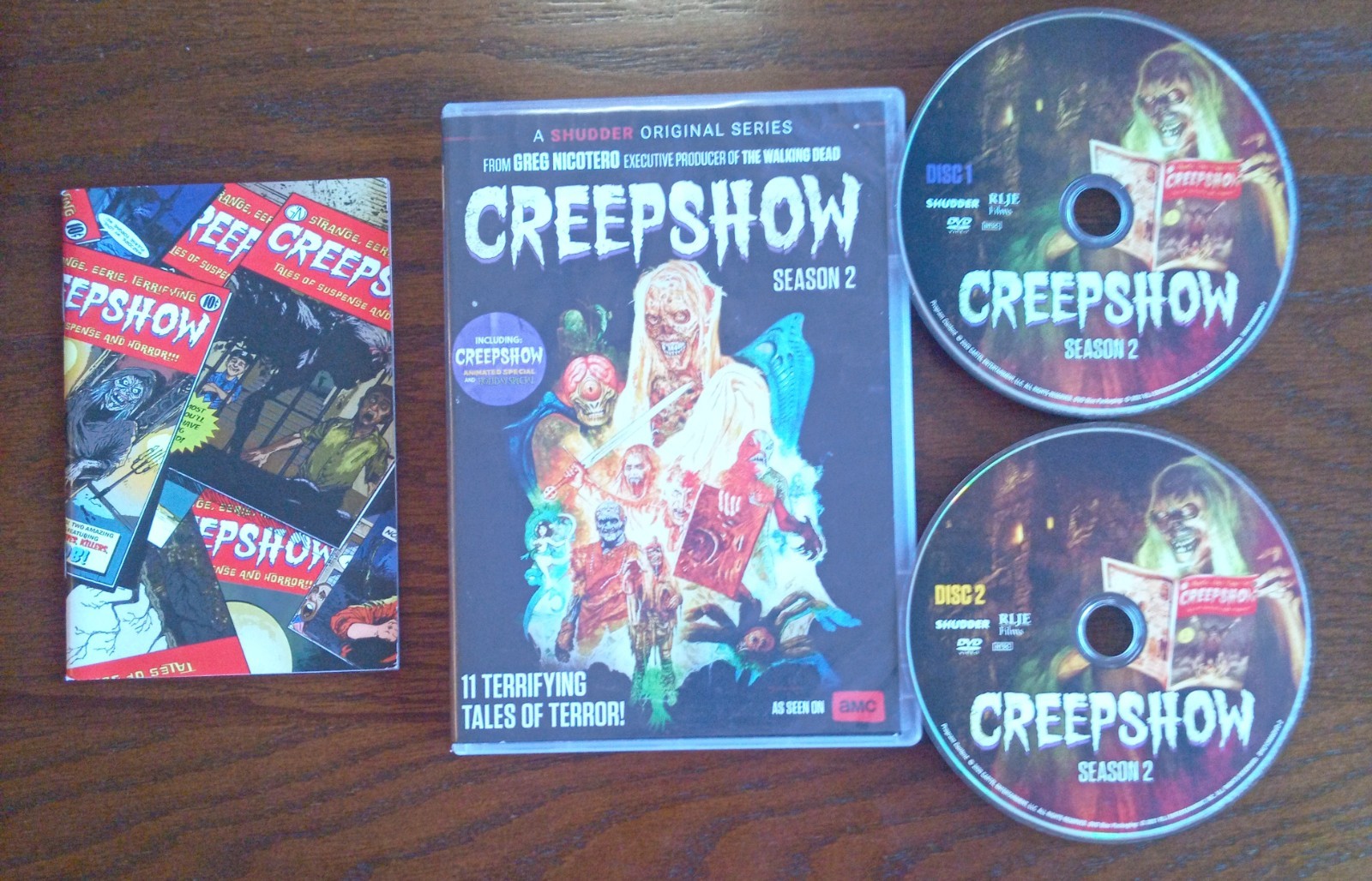 CREEPSHOW:Season 2 w/RARE Booklet(DVD,’21,WS)2disc~11 Terrifying Tales of Terror