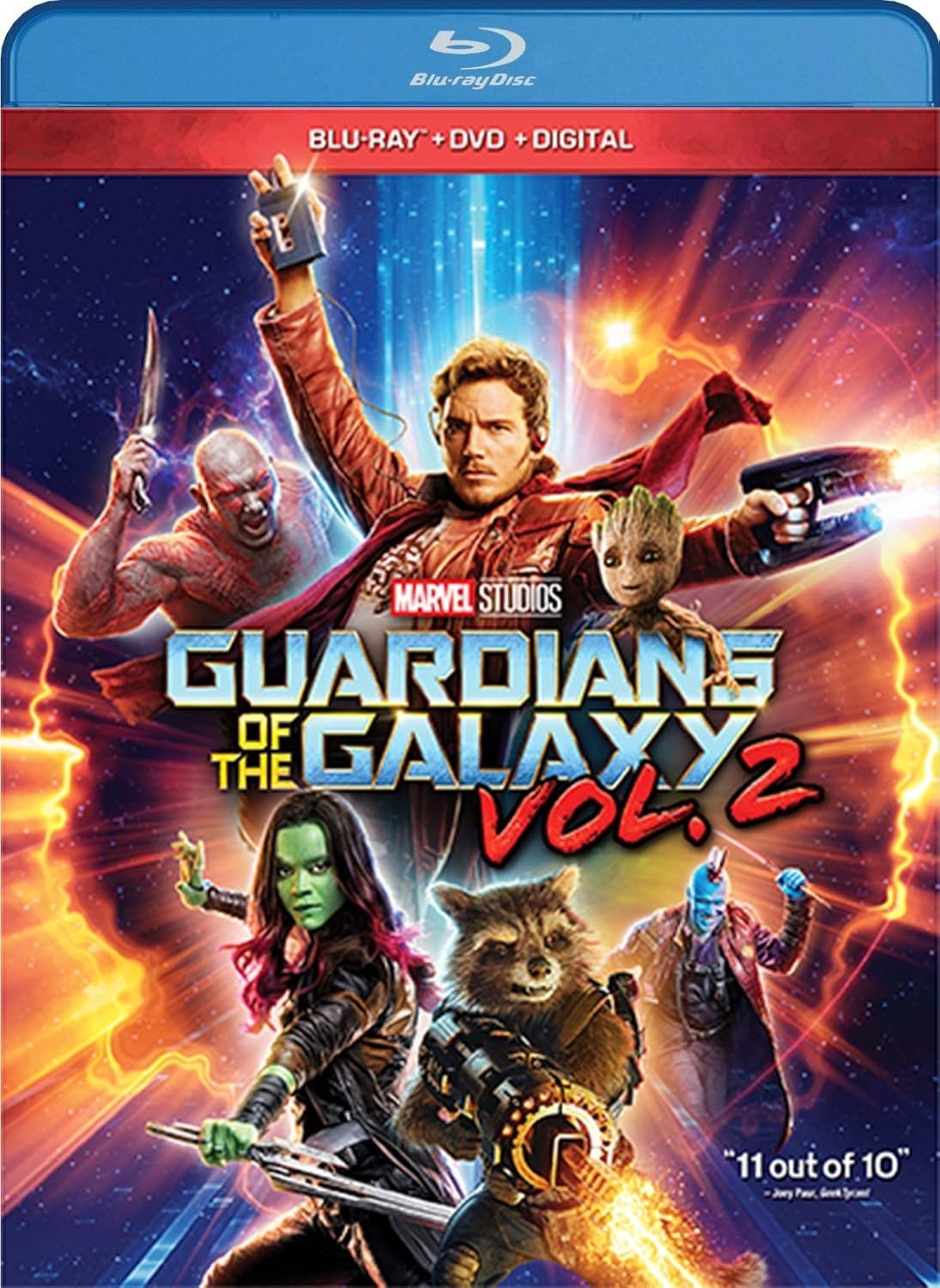 Guardians of the Galaxy: Volume 2 (Blu-ray, 2017) The Disk Only Rdbx G521Blu