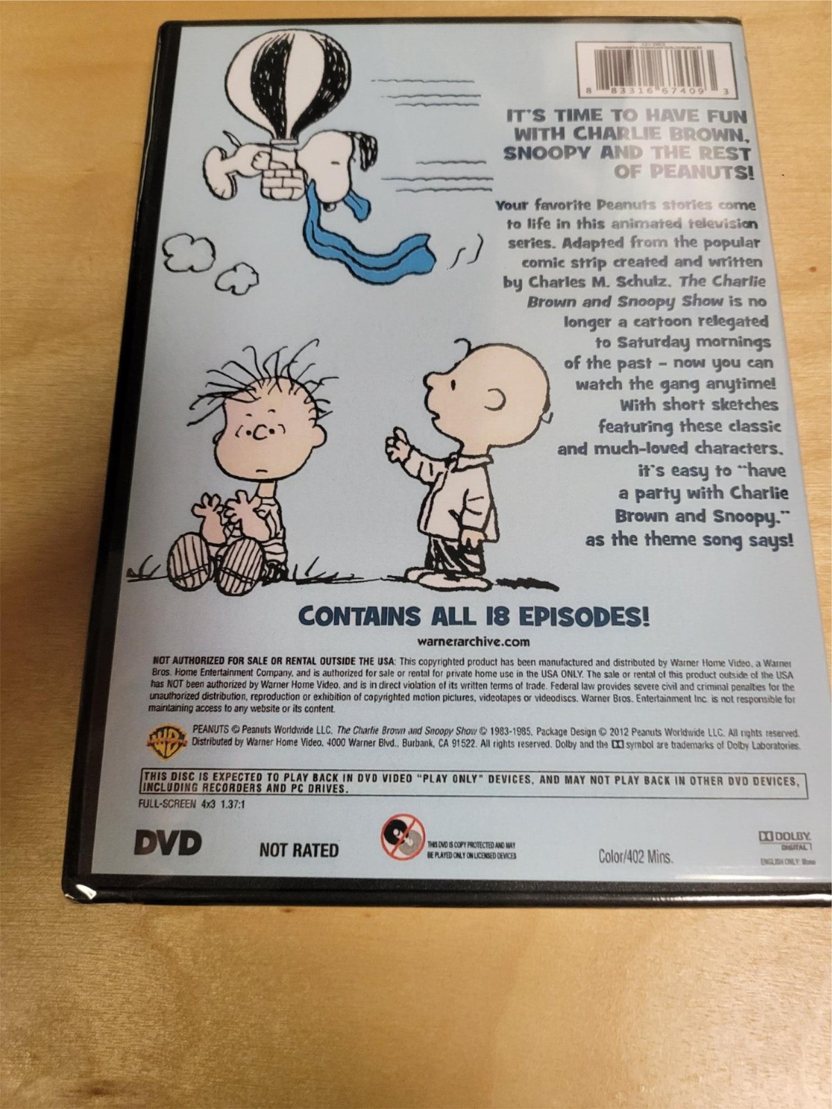 The Charlie Brown and Snoopy Show The Complete Series 2 Disc DVD Set – Peanuts