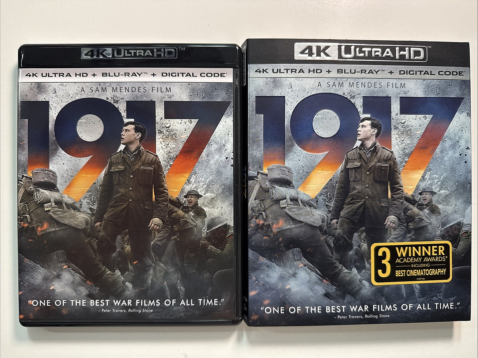 1917 on 4K ULTRA HD + BLU-RAY in SLIP-COVER