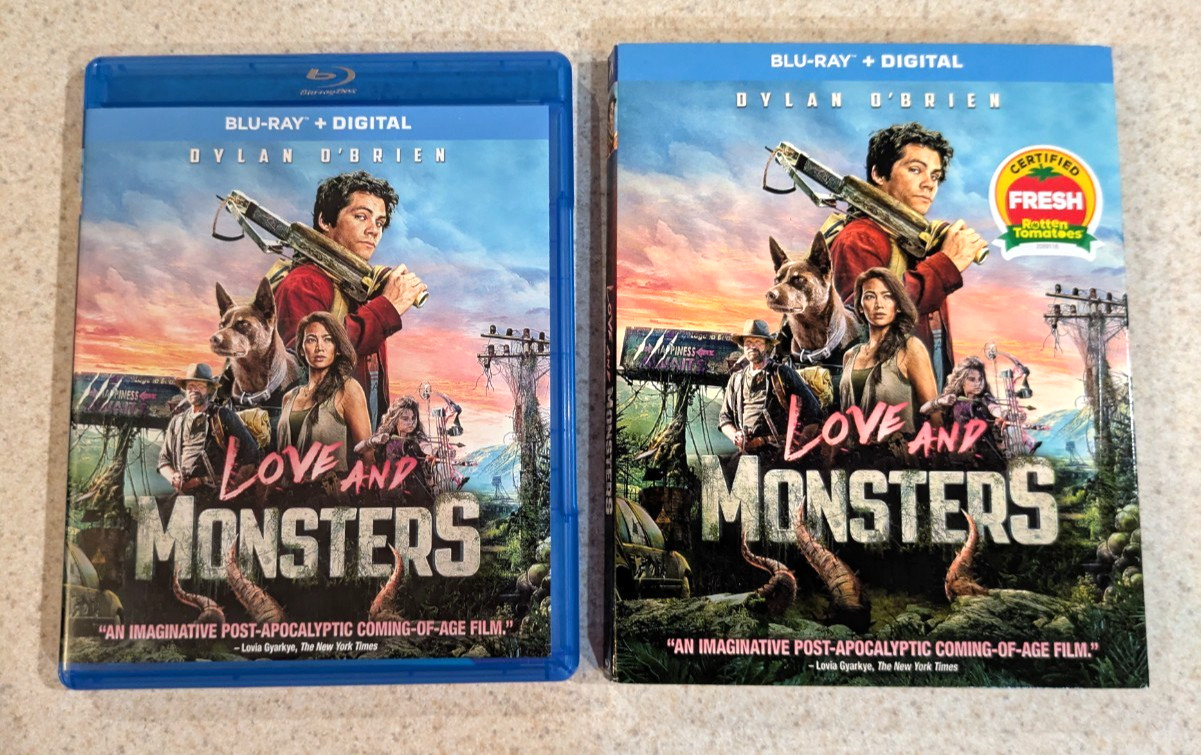 Love and Monsters Blu-ray Widescreen W Slip cover Dig. expired Tested
