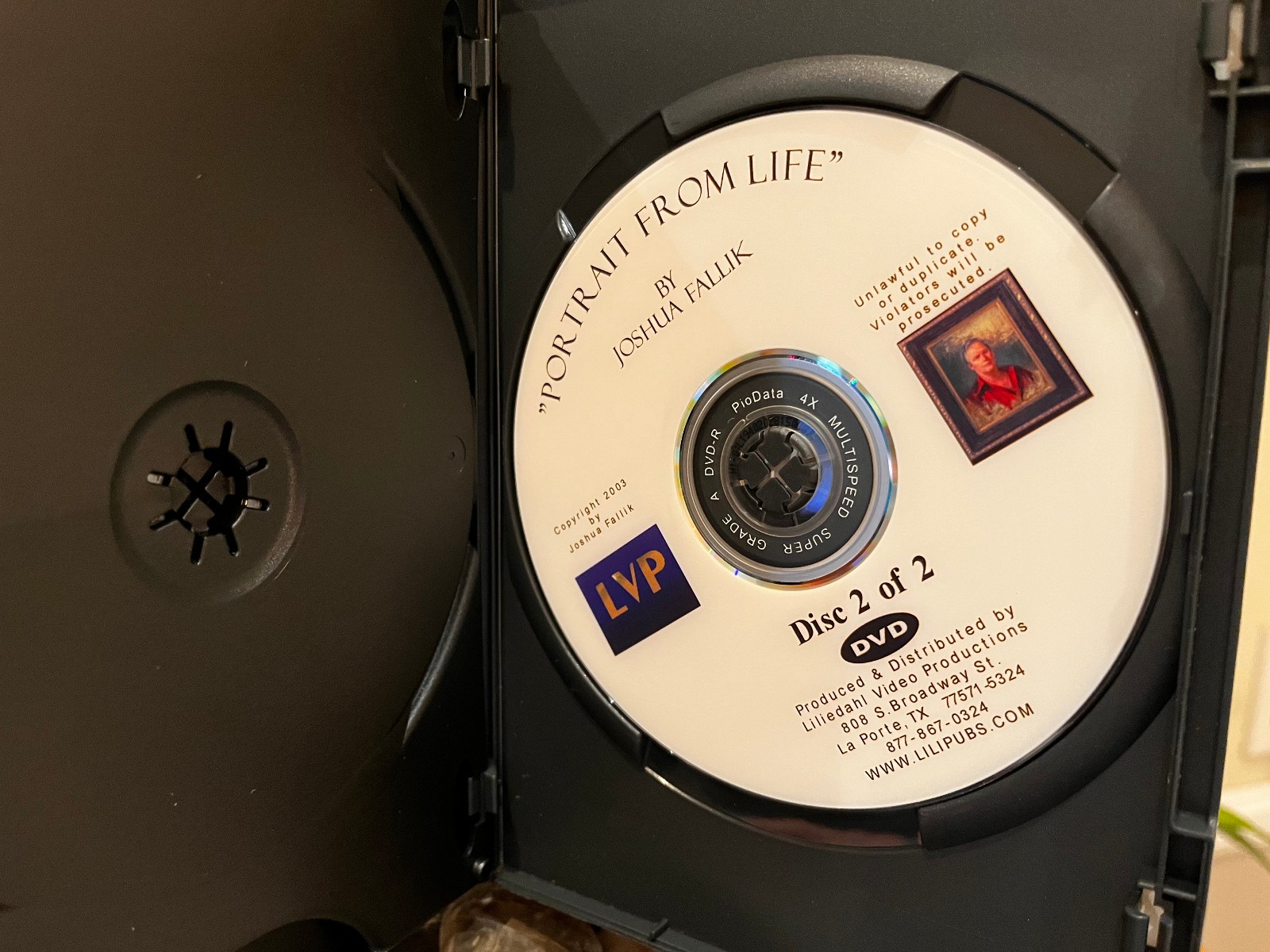 Joshua Fallik’s Portraits From Life DVD – LVP Liliedalh Video