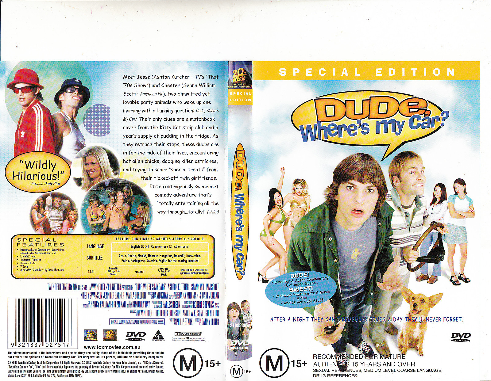 Dude Where’s My Car-2000-[Ashton Kutcher]-Alcon Entertainment-Lot2-Movie AE-DVD