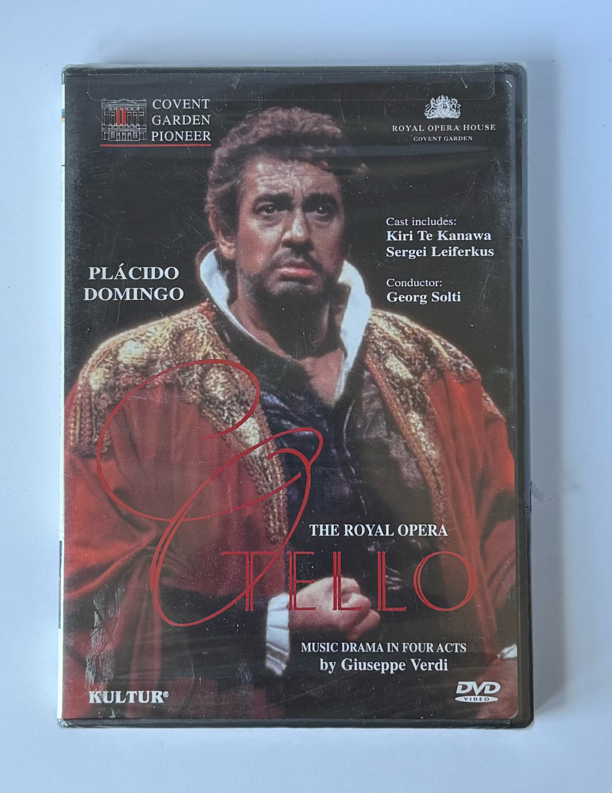 OTELLO: THE ROYAL OPERA (Solti) (DVD) Plácido Domingo – BRAND NEW