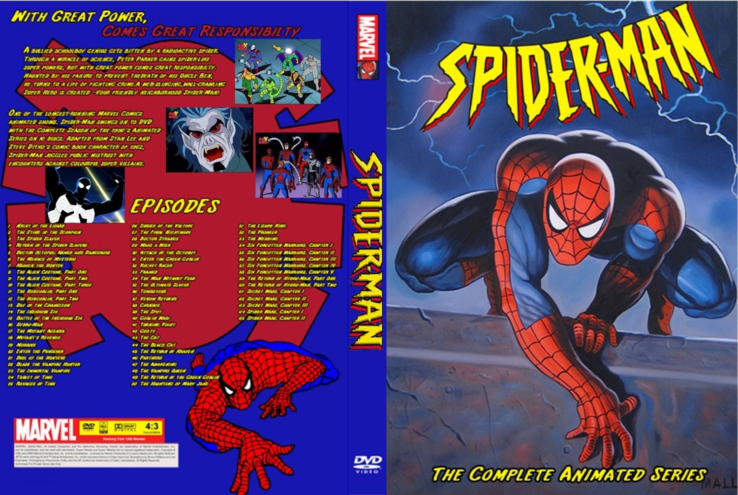 Spider-Man The Complete 1994 Animated DVD Series