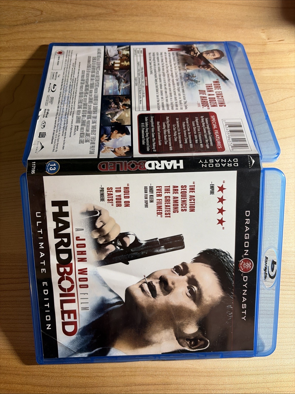 John Woo’s Hard Boiled Ultimate Edition Blu Ray 1992 Dragon Dynasty