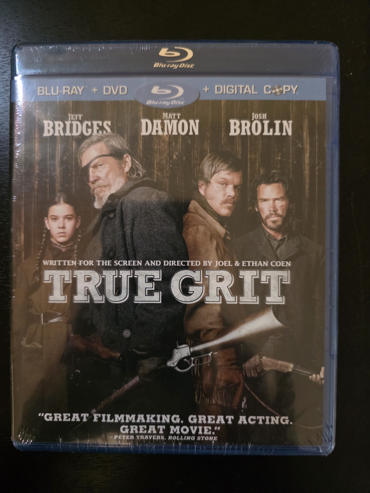 True Grit (Blu-ray, DVD, Digital 2010) Matt Damon Jeff Bridges Josh Brolin