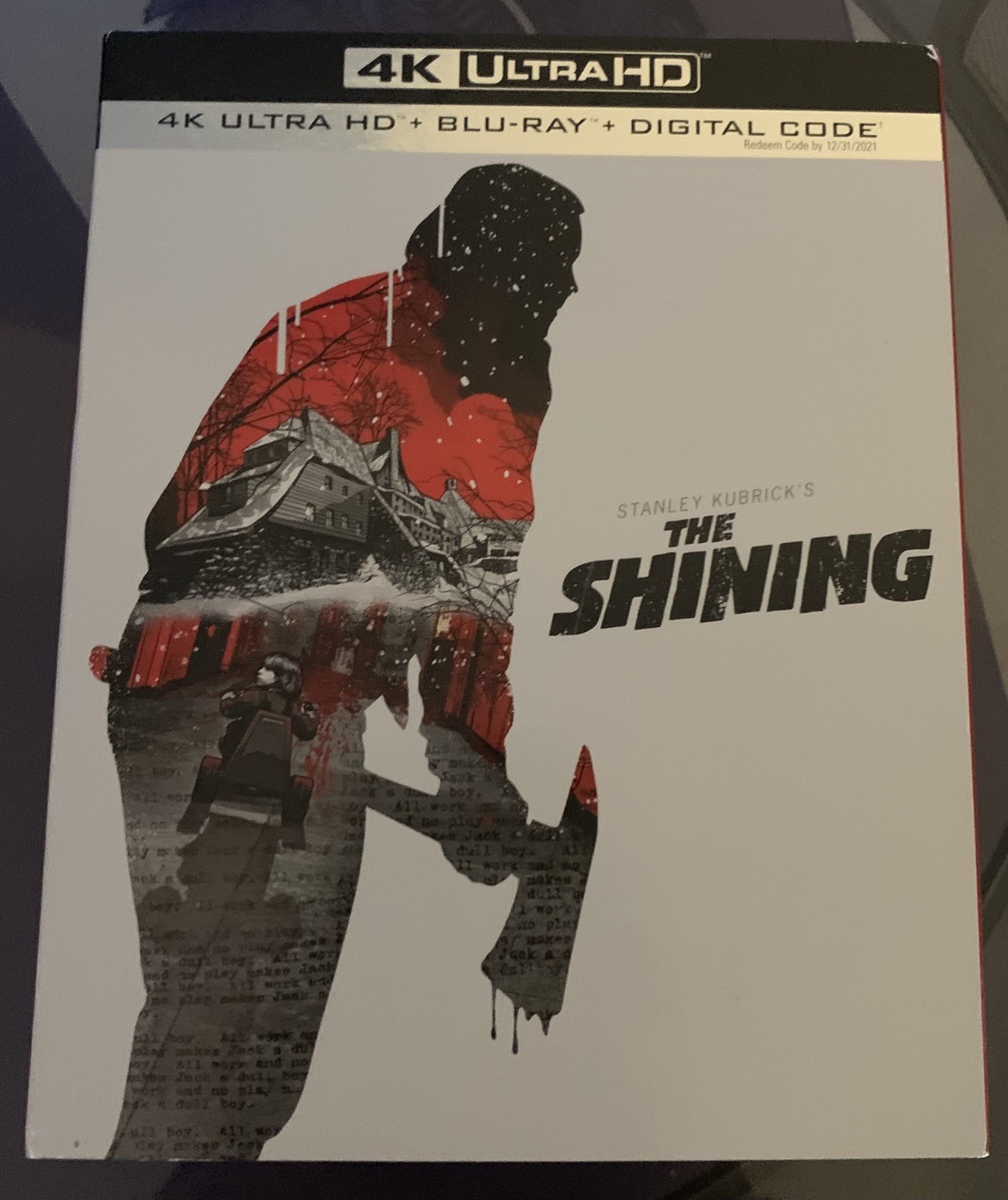 The Shining (4k UHD / Blu-ray) Stanley Kubrick / Slipcover/ Like New