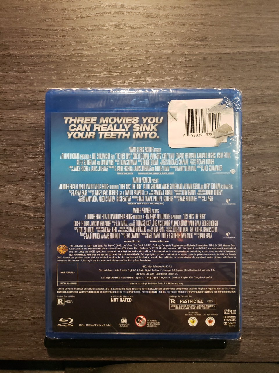 The Lost Boys Trilogy Blu-ray W/Slipcover Corey Feldman NEW