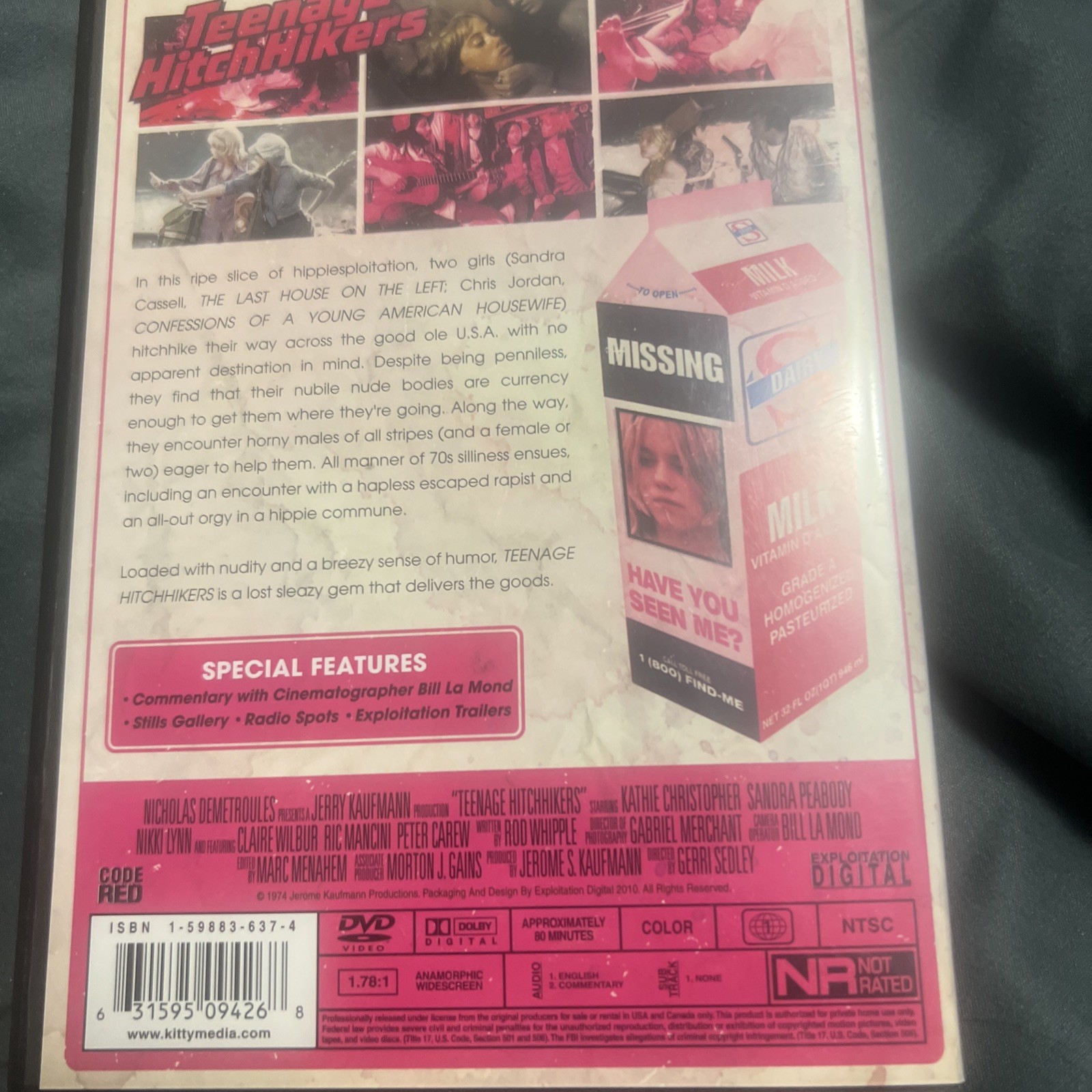 Teenage Hitchhikers (DVD, 1974) RARE OOP