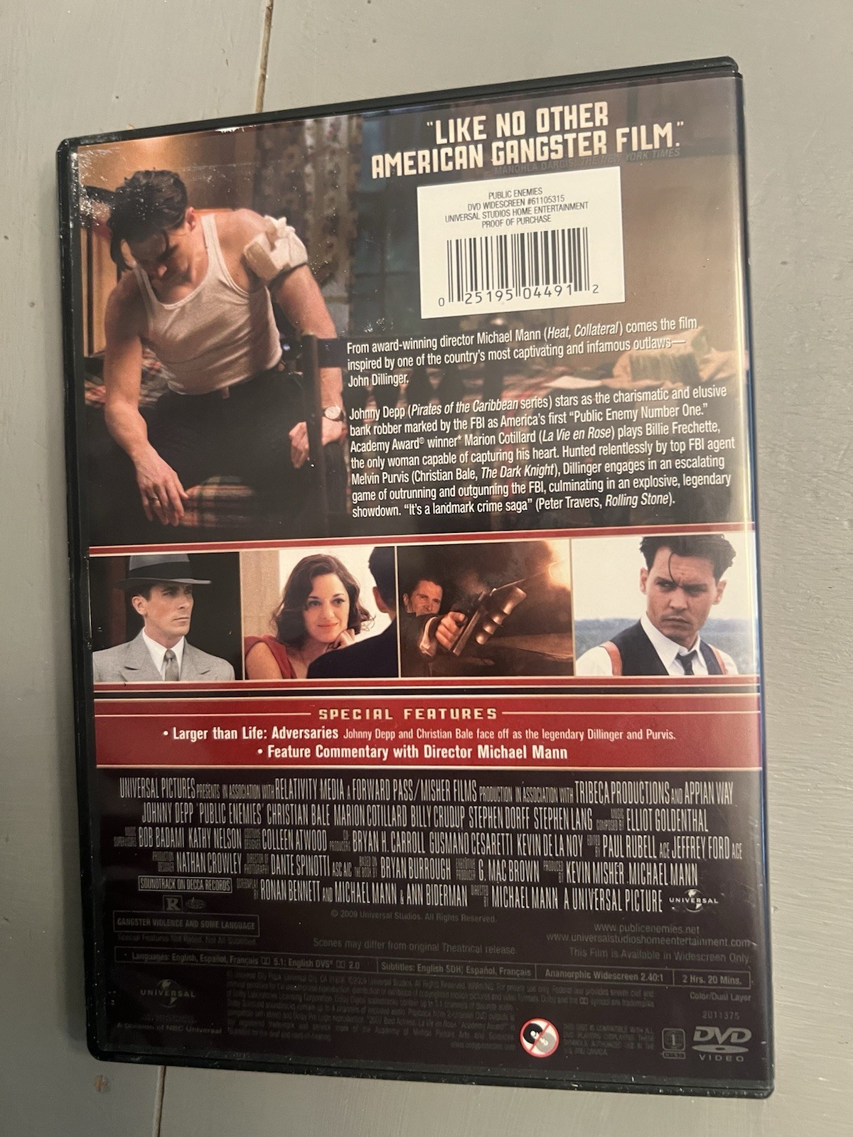 Public Enemies (DVD, 2009)