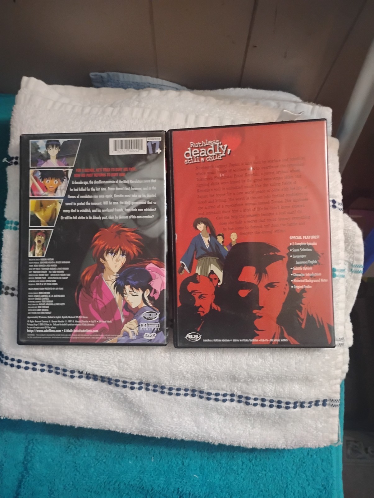 samurai x dvd lot
